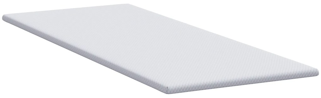 vidaXL Στρώματα Λευκό 70 x 200 cm 100% ύφασμα πολυεστέρα με τζακάρ