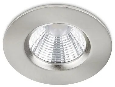 Χωνευτό Σποτ Φωτιστικό Οροφής LED 5,5W IP65 Στρογγυλό Zagros Trio Lighting-650710107-Νίκελ Ματ 650710107