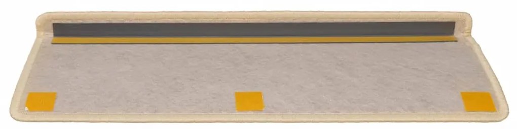 vidaXL Πατάκια Σκάλας Αυτοκόλλητα 15 τεμ. Όψη Σιζάλ Berber 65x21x4 εκ.