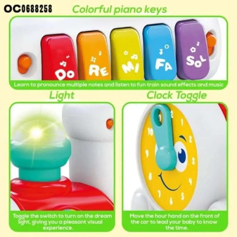 Smart Learning Push & Ride Train 4in1 HOLA