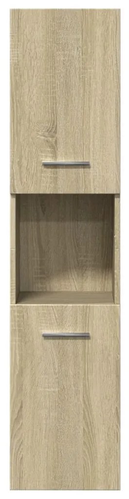 Στήλη Μπάνιου Sonoma Δρυς 30 x 30 x 130 εκ. από Επεξ. Ξύλο 849635