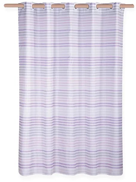 Κουρτίνα Μπάνιου Miles Purple 180x200 - Nef-Nef Homeware