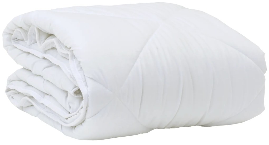 vidaXL Διπλό με Μαξιλάρι Άλλο 2 pcs Λευκό 140 x 200 cm Μικροΐνες