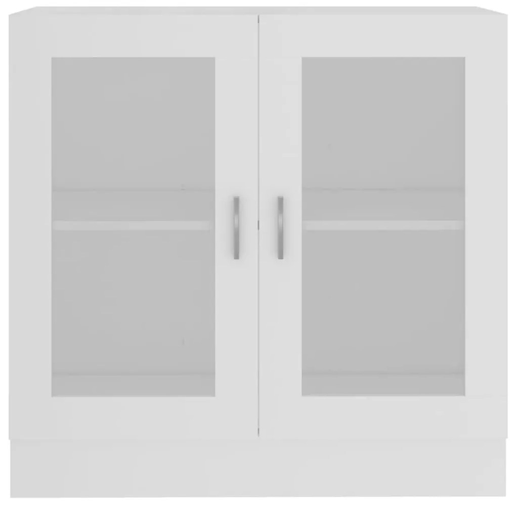 Βιτρίνα Λευκή 82,5 x 30,5 x 80 εκ. Επεξ. Ξύλο - Λευκό