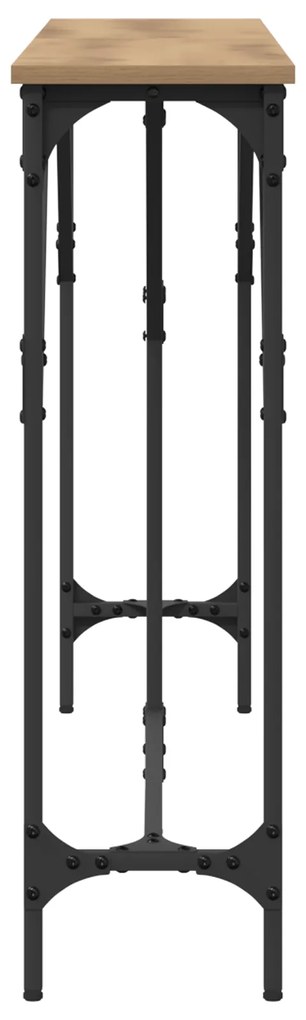 vidaXL Κονσόλα Ξύλο Δρυός 140x23x75 εκ. Επεξεργασμένο Ξύλο