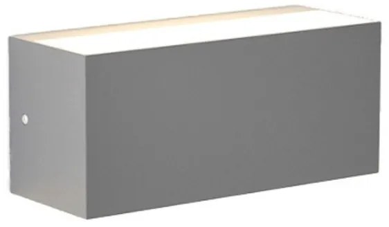 Απλίκα Φωτιστικό Τοίχου IP65 LED 12W 3000K-4000K-6000K Martin IT Lighting-80200730-Γκρι 80200730