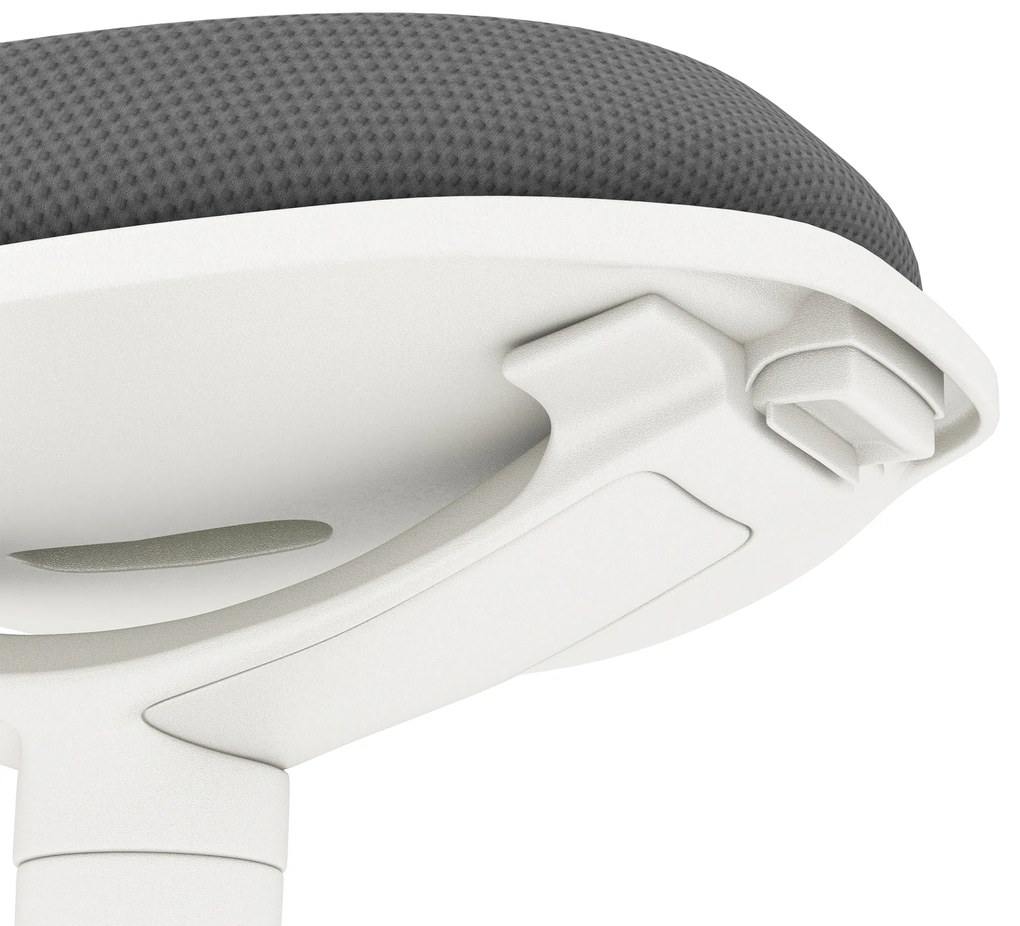 Καρέκλα γραφείου, εργονομικό σκαμπό όρθιας στάσης, ρυθμιζόμενο ύψος, έως 120 kg, 42,5 x 35,5 x 56,5-71,5 cm, Γκρι