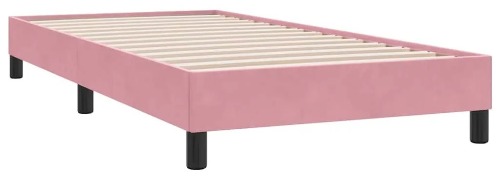 BOX SPRING ΚΡΕΒΑΤΙ ΜΕ ΣΤΡΩΜΑ ΡΟΖ 80X210 ΕΚ. ΒΕΛΟΥΔΙΝΟ 3316574