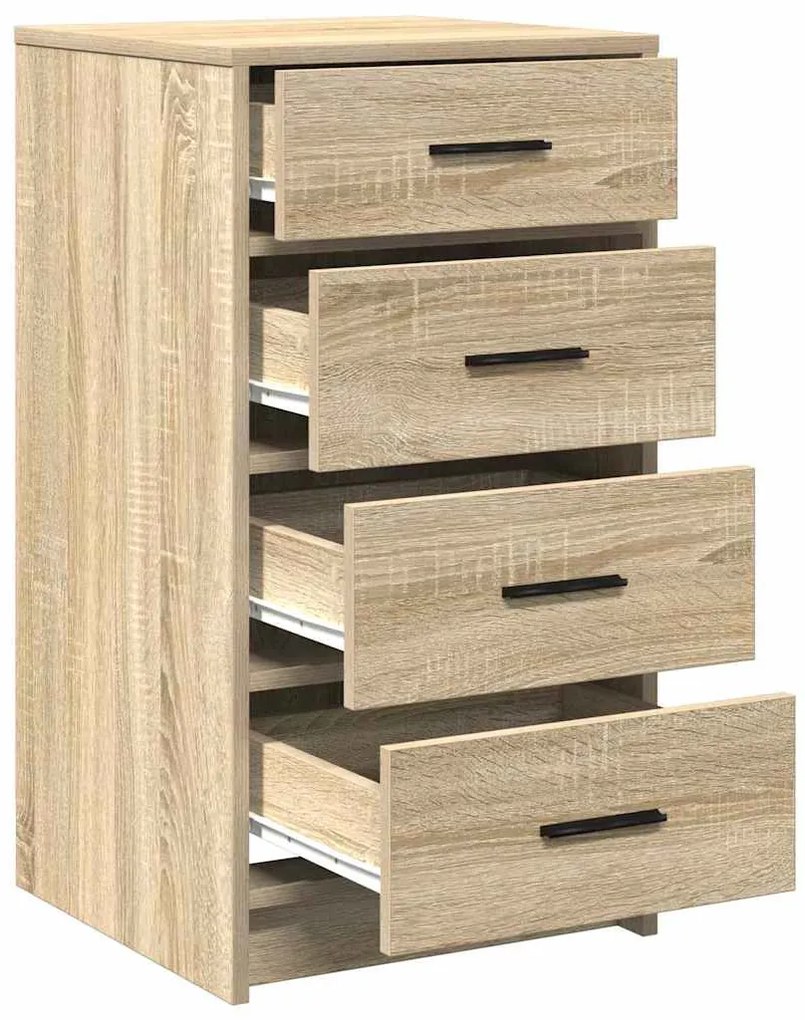 vidaXL Πλαϊνό γραφείο Sonoma Δρυς 40 x 41 x 75 εκ Επεξεργασμένο ξύλο
