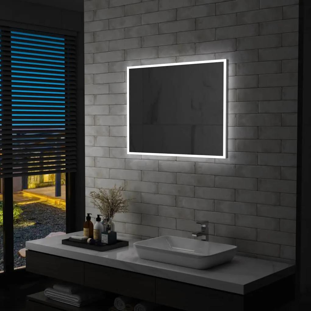 Καθρέφτης Μπάνιου Τοίχου με LED 80 x 60 εκ.