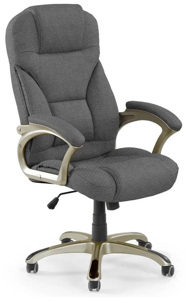 Καρέκλα γραφείου Houston 1048, Γκρι, 112x67x70cm, 15 kg, Με μπράτσα, Με ρόδες, Μηχανισμός καρέκλας: Κλίση | Epipla1.gr