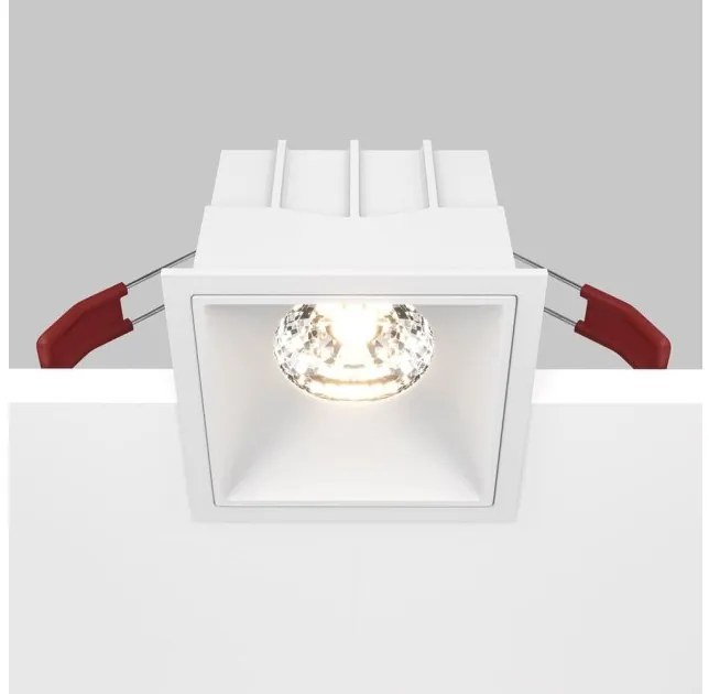 Χωνευτό Σποτ Οροφής Alfa LED 15W 3000K Λευκό DL043-01-15W3K-D-SQ-W MAYTONI-DL043-01-15W3K-D-SQ-W-Λευκό DL043-01-15W3K-D-SQ-W
