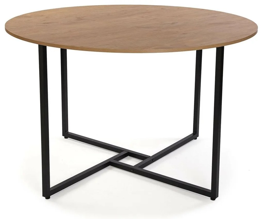 Τραπεζαρία Versa Beatriz PVC Μέταλλο Ξύλο MDF 120 x 76 x 120 cm