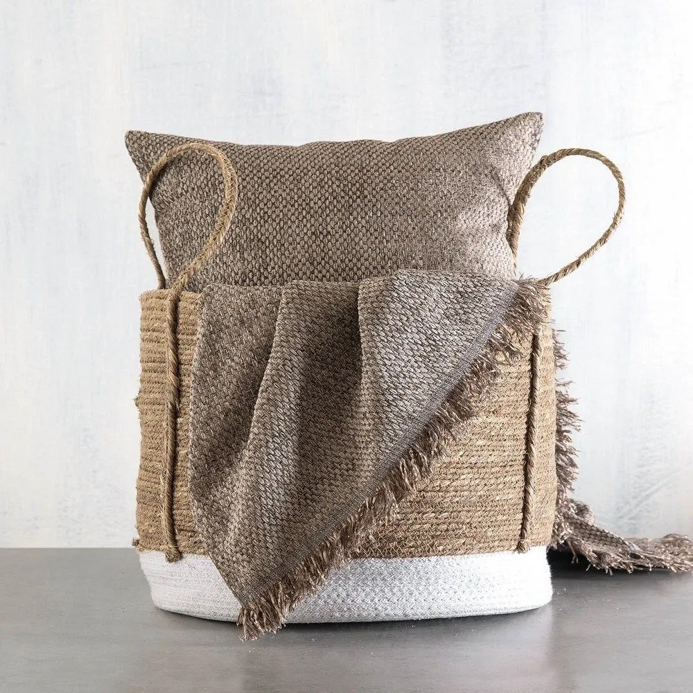 Ριχτάρι Rowen Brown Ρυθμός Διθέσιο 180x240cm Chenille,Βαμβάκι,Polyester