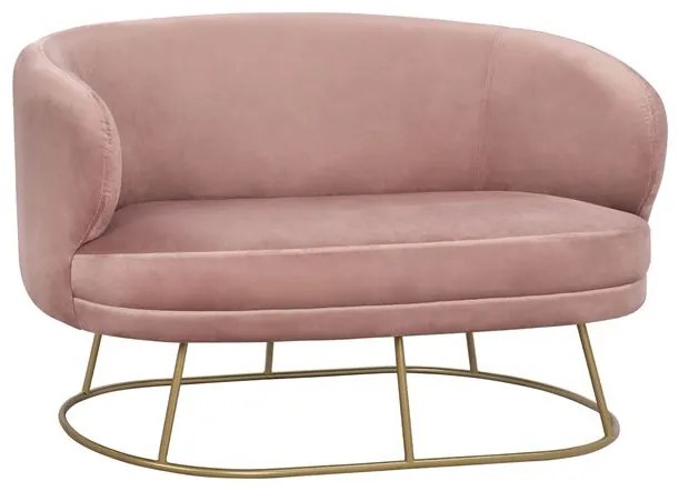 ΚΑΝΑΠΕΣ 2ΘΕΣΙΟΣ FB98492.02 ΑΠΟ ΒΕΛΟΥΔΟ ΣΑΠΙΟ ΜΗΛΟ ΜΕ ΧΡΥΣΗ ΒΑΣΗ 125X80X84Y εκ. 0525174