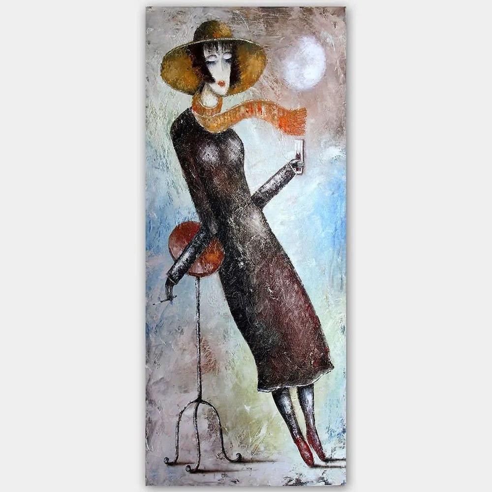 Πίνακας Καμβάς 451ERN2038 50x120cm Multi Wallity Κάθετοι Wood, Canvas