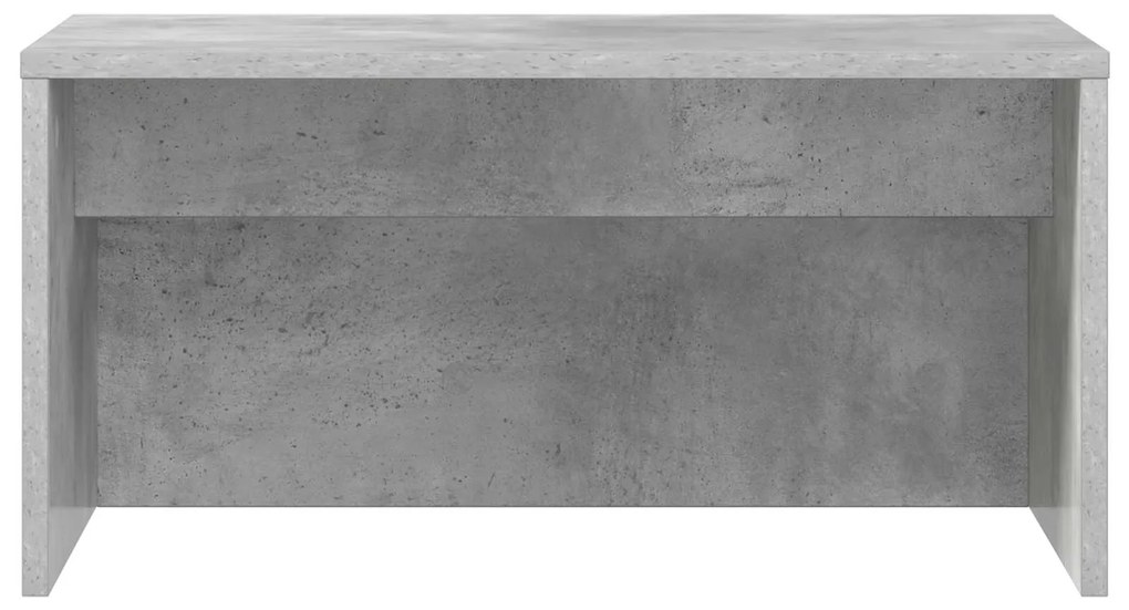 vidaXL Επιτοίχιο γραφείο Επιτοίχιο Σκυρόδεμα Γκρι 60 x 45 x 30 cm