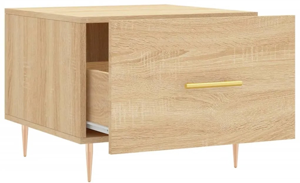 vidaXL Τραπεζάκια Σαλονιού 2 τεμ Sonoma Δρυς 50x50x40 εκ Επεξ. Ξύλο