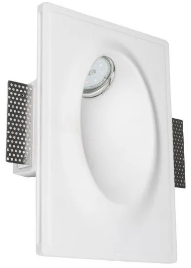 Απλίκα Φωτιστικό Τοίχου Γύψινο GU10 Λευκό 5962 Spotlight-5962-Λευκό 5962