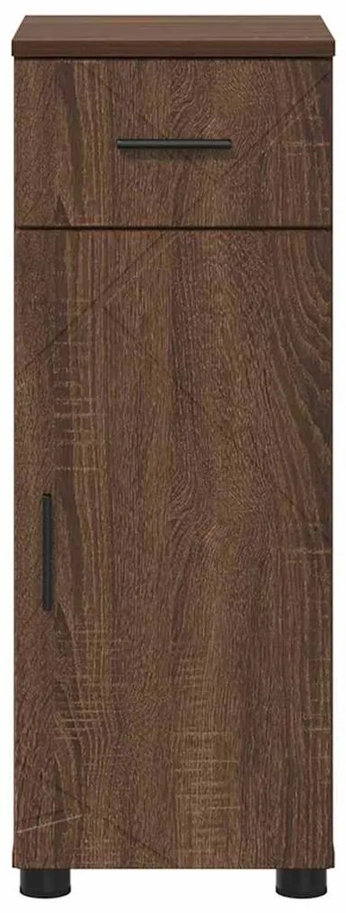 vidaXL Ντουλάπι Μπάνιου Καφέ δρυς 30 x 35 x 80 εκ Επεξεργασμένο ξύλο