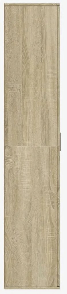 vidaXL Ντουλάπι Sonoma Δρυς 80x35x180 εκ. από Επεξεργασμένο Ξύλο