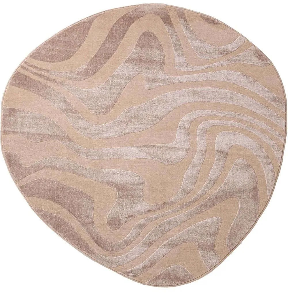 Χαλί Organic 265 Beige Royal Carpet 133X133cm Round