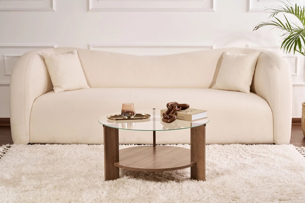 Coffee Table Clara - Walnut, Transparent Walnut
Transparent