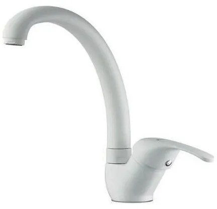 Pyramis Mezzo Essential Snow Μπαταρία Κουζίνας Αναμεικτική Με Κεραμικό Δίσκο