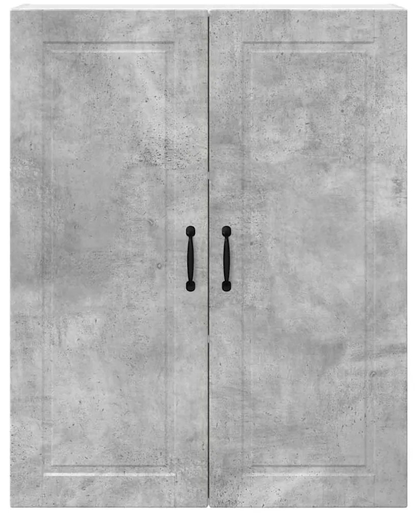 vidaXL Κρεμαστό ντουλάπι κουζίνας Σκυρόδεμα Γκρι 80 x 31 x 100 εκ.