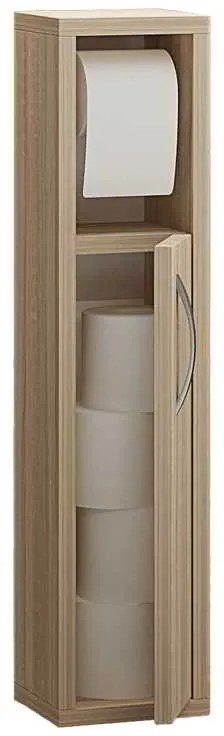Ντουλάπι-στήλη Μaretto pakoworld σε sonoma απόχρωση 16x14x70εκ