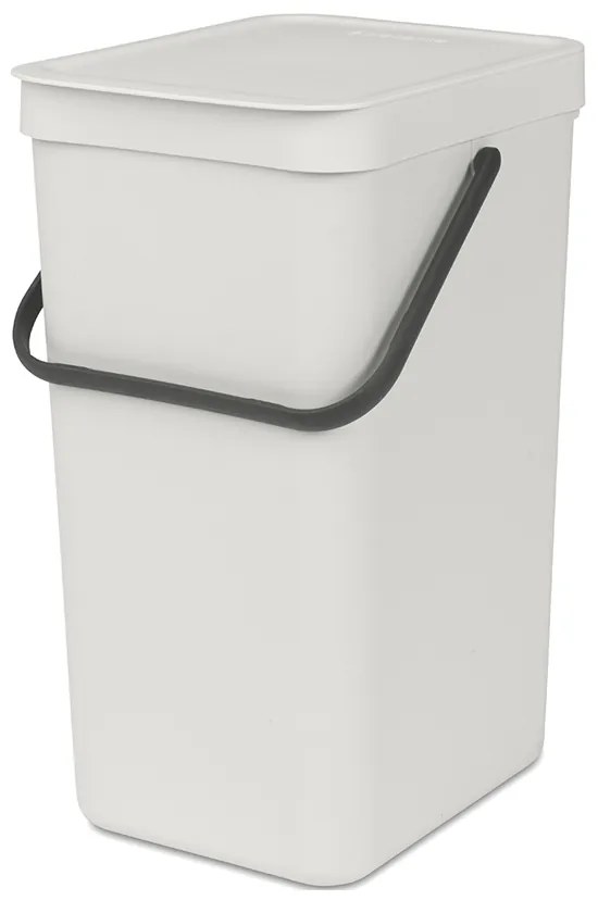 Brabantia 1005516 Κάδος Απορριμμάτων Sort&amp;Go 16L, Light Grey