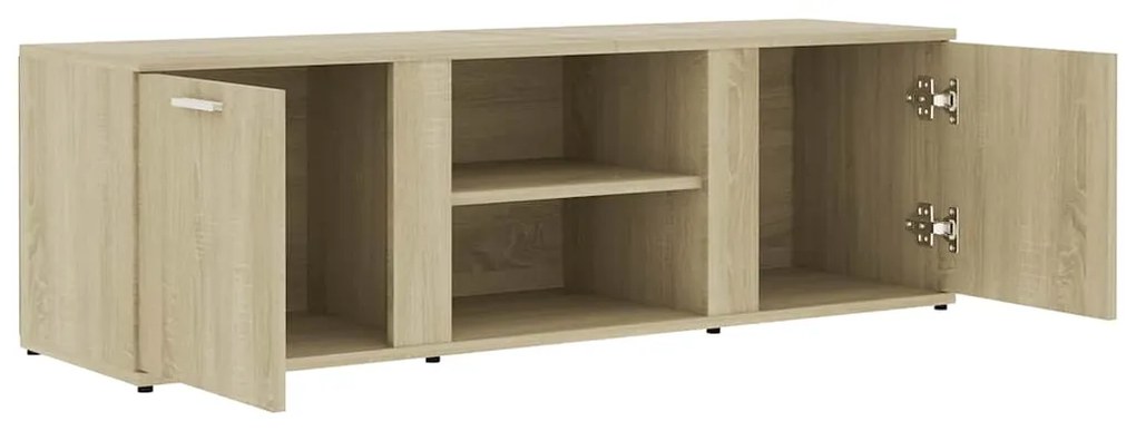 vidaXL Έπιπλο Τηλεόρασης Sonoma Δρυς 120 x 34 x 37 εκ. από Επεξ. Ξύλο