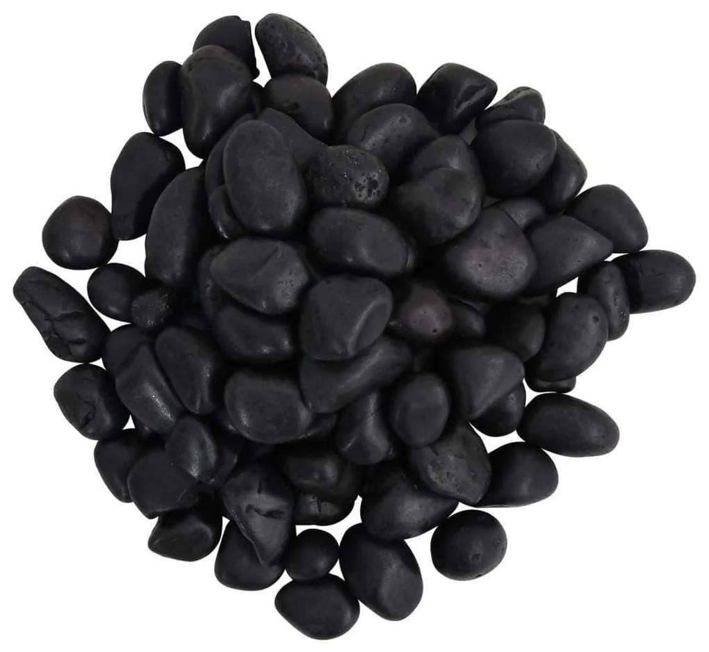 Βότσαλα Γυαλισμένα Μαύρα 10 κ. 2-5 εκ. - Μαύρο
