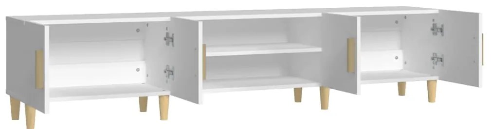 vidaXL Έπιπλο Τηλεόρασης Λευκό 180 x 31,5 x 40 εκ. Επεξεργασμένο Ξύλο