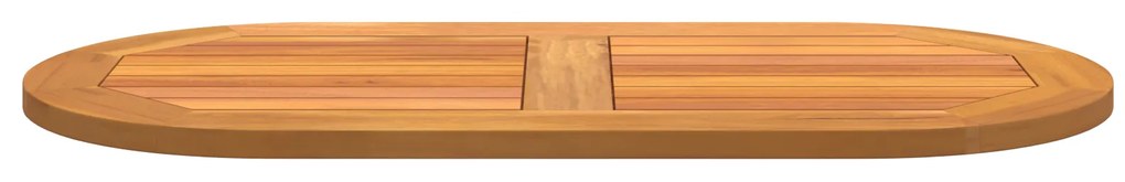 vidaXL Επιφάνεια Τραπέζι 90x45x2,2 cm Ωοειδής Μασίφ Ξύλο Ακακίας
