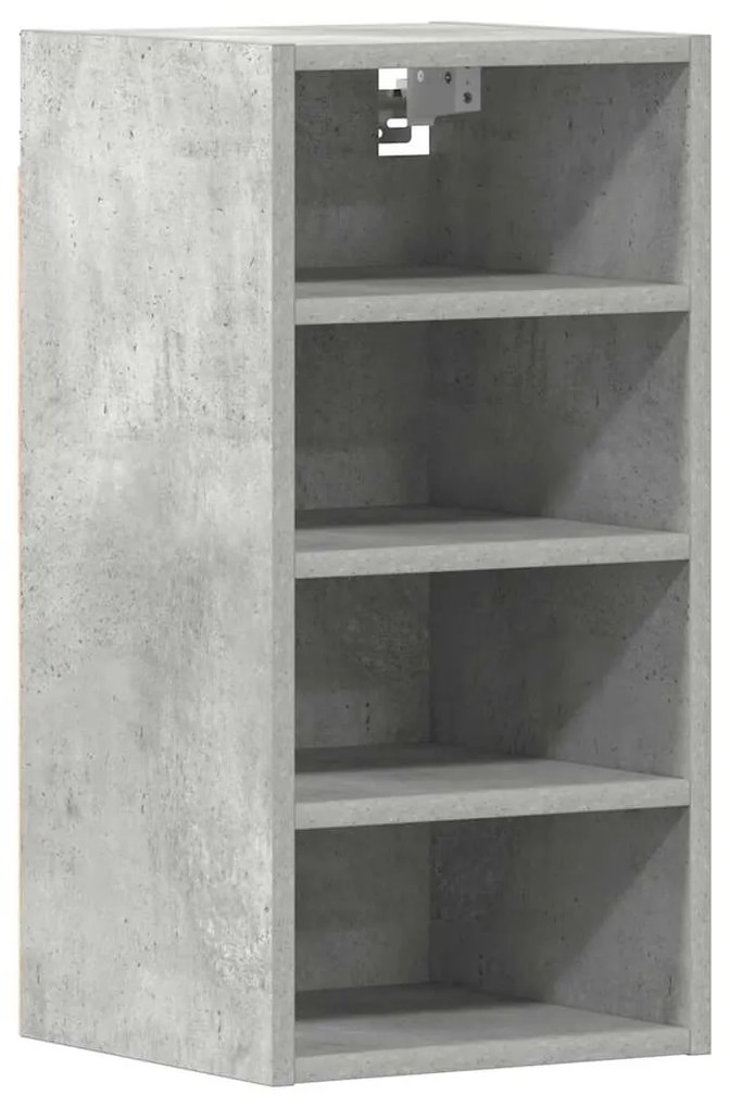 vidaXL κρεμαστό ντουλάπι Riga μπετόν γκρι 30x29,5x60 cm