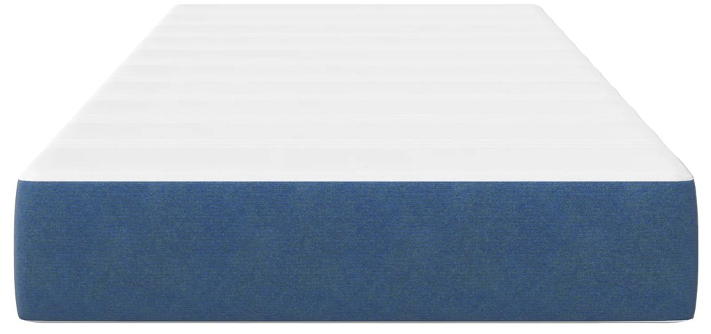 vidaXL Ματράκι με Ελατήρια Pocket Μπλε Μικρό 100x200x20 εκ Ύφασμα