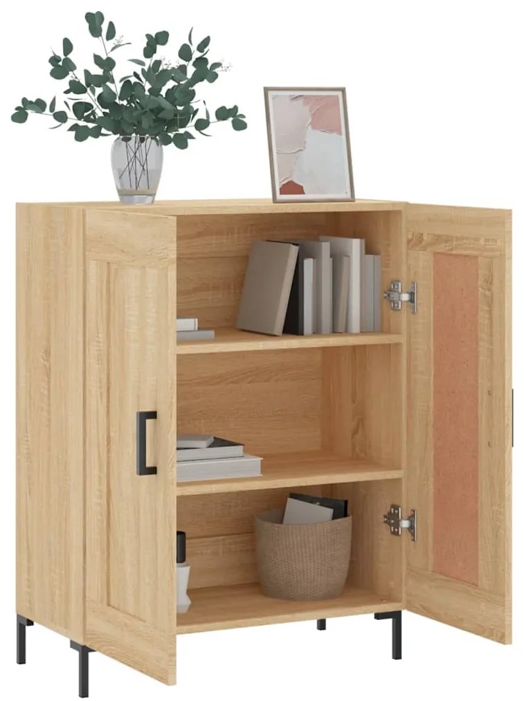 vidaXL Ντουλάπι Sonoma Δρυς 69,5 x 34 x 90 εκ. από Επεξεργασμένο Ξύλο