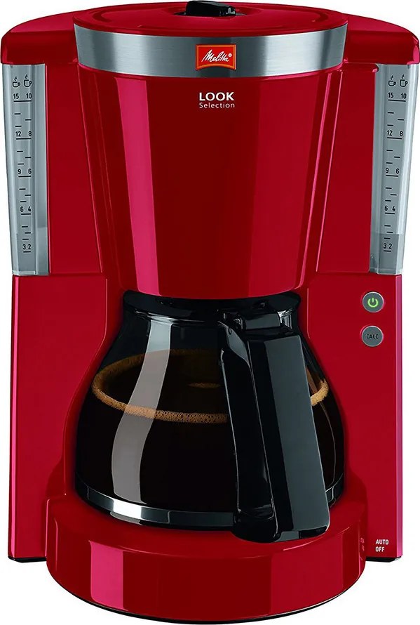 Melitta 1011-17 Look IV Καφετιέρα Φίλτρου 1,25lt, 1000W, Red