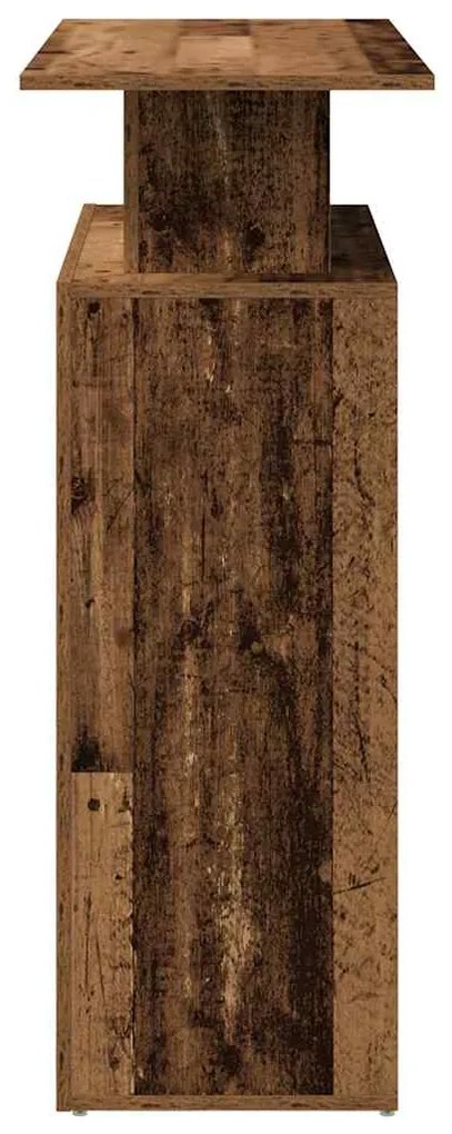 vidaXL Γραφείο υποδοχής Παλιό Ξύλο 100x40x104 εκ. Επεξεργασμένο Ξύλο