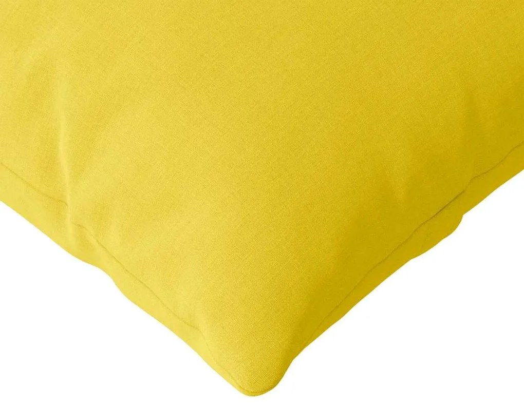vidaXL Μαξιλάρι Καναπέ 2 pcs Απαλό Κίτρινο 120 x 40 cm ύφασμα