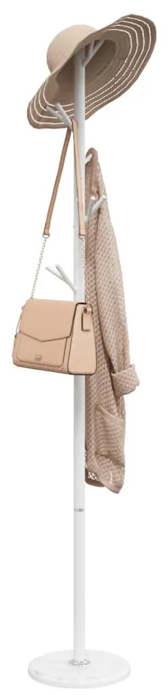 Καλόγερος Λευκός 172 εκ. Σίδερο με Ηλεκτροστατική Βαφή Πούδρας