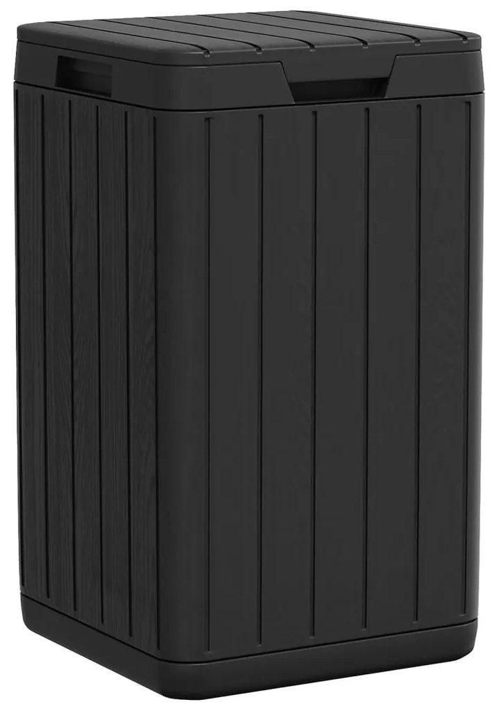 vidaXL Κάδος Απορριμμάτων Εξ. Χώρου Ανθρακί 38x38x65 εκ. Πολυπρ/λένιο