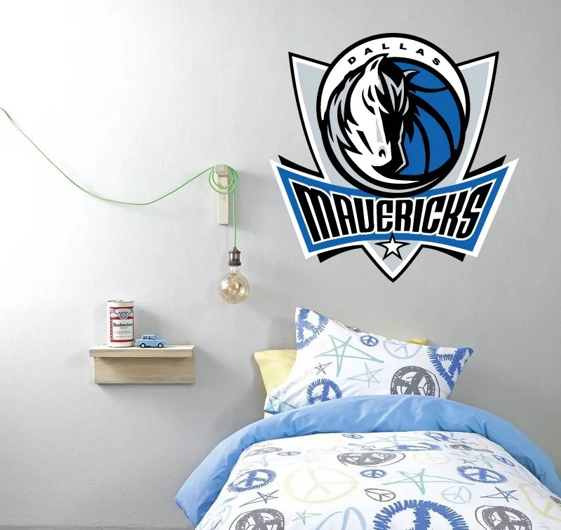 Αυτοκόλλητο τοίχου NBA Dallas Mavericks SP57 30cm