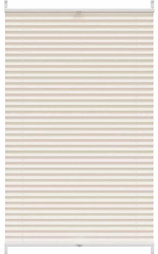 vidaXL Πλισέ ρόλερ σκίασης 70x125cm Κρεμ