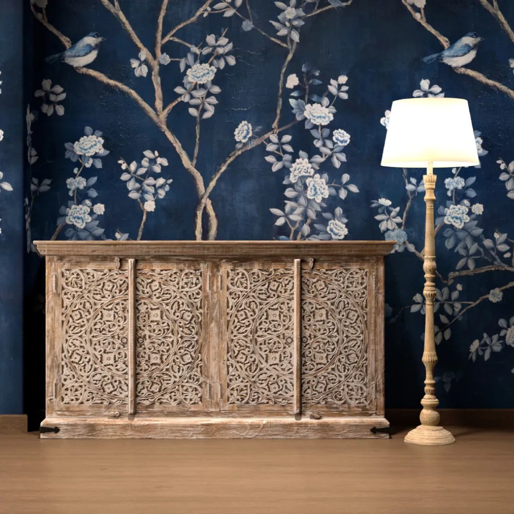 ROXANI ΜΠΟΥΦΕΣ ΦΥΣΙΚΟ 180x40xH102cm - 05-0300 - 05-0300