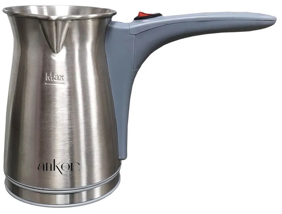 Ηλεκτρικό Μπρίκι Inox-Γκρι 400ml 800W