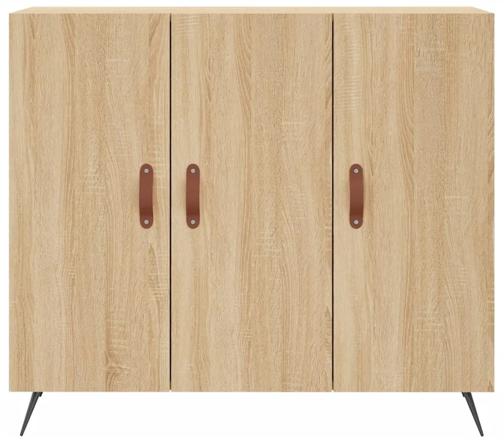 vidaXL Ντουλάπι Sonoma δρυς 90x34x80 εκ. Επεξεργασμένο Ξύλο