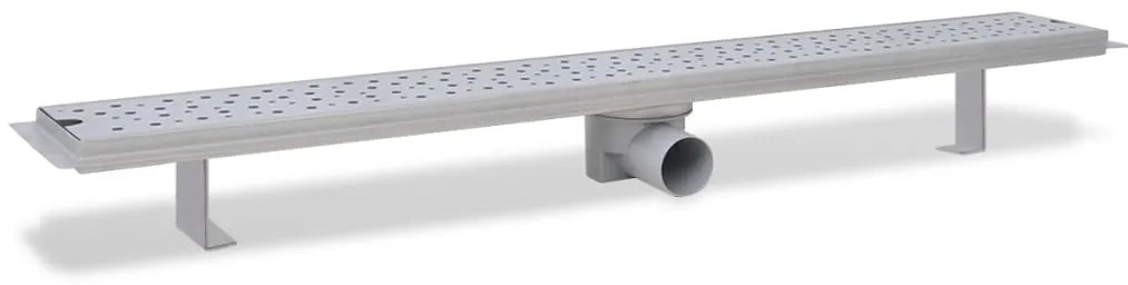 vidaXL Σιφόνια Ντουζιέρας Γραμμικά 2 τεμ. 930x140χιλ. Ανοξ. Ατσάλι