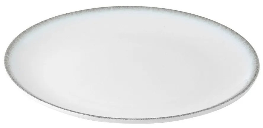 Estia 07-15367 Pearl Πιάτο Γλυκού από Πορσελάνη με Διάμετρο 21cm, Λευκό
